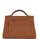 Hermes Kelly 42 Maxi Gold Togo Palladium Hardware