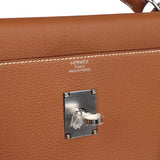 Hermes Kelly 42 Maxi Gold Togo Palladium Hardware