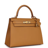 Hermes Kelly Sellier 28 Sesame Epsom Gold Hardware