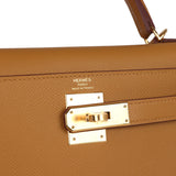 Hermes Kelly Sellier 28 Sesame Epsom Gold Hardware