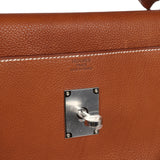 Hermes Kelly 42 Maxi Fauve Barenia Faubourg Palladium Hardware Payment 1 of 2