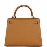 Hermes Kelly Sellier 25 Sesame Epsom Gold Hardware