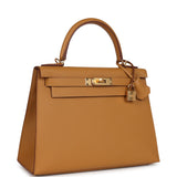 Hermes Kelly Sellier 28 Sesame Epsom Gold Hardware