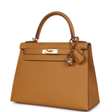Hermes Kelly Sellier 28 Sesame Epsom Gold Hardware