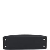 Hermes Kelly Sellier 20 Black Epsom Palladium Hardware