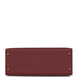 Hermes Kelly Sellier 28 Rouge H Epsom Gold Hardware