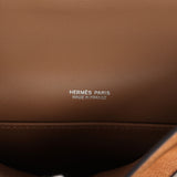 Hermes Teddy Kelly 20 Chamois Shearling and Swift Palladium Hardware