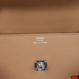 Hermes "Quelle Idolle" Picto Kelly Doll Chai/Mauve Sylvestre/Bleu Celeste/Terre Battue Epsom Palladium Hardware