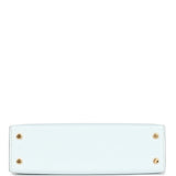 Hermes Kelly Sellier 20 Bleu Brume Chevre Gold Hardware