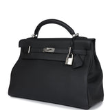 Hermes Kelly 42 Maxi Plomb Togo Palladium Hardware