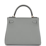 Hermes Kelly Retourne 28 Gris Mouette Togo Gold Hardware