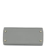 Hermes Kelly Retourne 28 Gris Mouette Togo Gold Hardware