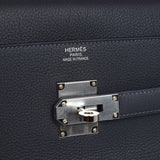 Hermes Kelly 42 Maxi Caban Togo Palladium Hardware