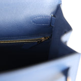 Hermes Kelly Sellier 28 Bleu Navy Epsom Gold Hardware