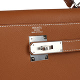 Hermes Kelly Sellier 32 Gold Epsom Palladium Hardware