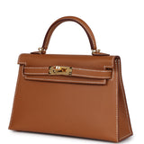 Hermes Kelly Sellier 20 Gold Epsom Gold Hardware