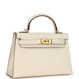 Hermes Kelly Sellier 20 Nata Epsom Gold Hardware