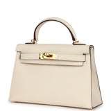 Hermes Kelly Sellier 20 Nata Epsom Gold Hardware