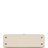 Hermes Kelly Sellier 20 Craie Epsom Permabrass Hardware