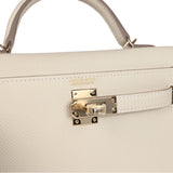 Hermes Kelly Sellier 20 Craie Epsom Permabrass Hardware