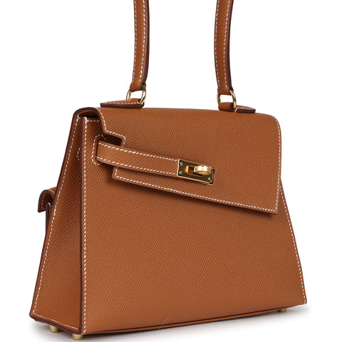 Hermes Kelly Sellier en Desordre 20 Gold Epsom Gold Hardware