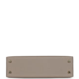 Hermes Special Order (HSS) Kelly Sellier 20 Gris Asphalte Verso Epsom Permabrass Hardware