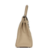 Hermes Kelly Retourne 35 Trench Togo Palladium Hardware