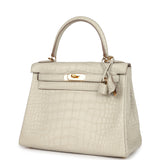 Hermes Kelly Retourne 28 Beton Matte Alligator Gold Hardware