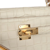 Hermes Kelly Retourne 28 Beton Matte Alligator Gold Hardware