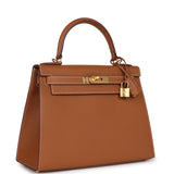 Hermes Kelly Sellier 28 Gold Epsom Gold Hardware