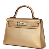 Hermes Kelly Sellier 20 Dore Chevre Chamkilight Permabrass Hardware