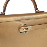 Hermes Kelly Sellier 20 Dore Chevre Chamkilight Permabrass Hardware