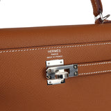 Hermes Kelly Sellier 25 Gold Epsom Palladium Hardware