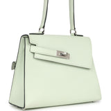 Hermes Kelly Sellier en Desordre 20 Vert Fizz Epsom Palladium Hardware