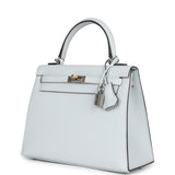 Hermes Kelly Sellier 25 Gris Platine Epsom Electrum Hardware