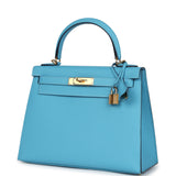 Hermes Kelly Sellier 28 Bleu du Nord Epsom Gold Hardware