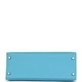 Hermes Kelly Sellier 28 Bleu du Nord Epsom Gold Hardware