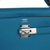 Hermes Kelly Retourne 32 Cobalt Clemence Palladium Hardware