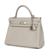 Hermes Kelly Retourne 32 Beton Togo Palladium Hardware