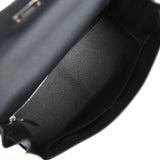 Hermes Kelly Retourne 32 Black Togo Palladium Hardware