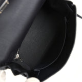 Hermes Kelly Retourne 25 Black Togo Palladium Hardware