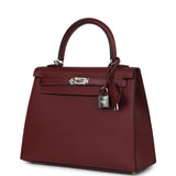 Hermes Kelly Sellier 25 Rouge H Epsom Electrum Hardware