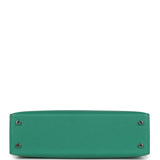 Hermes Kelly Sellier 20 Vert Vertigo Epsom Palladium Hardware