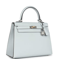 Hermes Kelly Sellier 25 Gris Platine Epsom Electrum Hardware