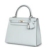 Hermes Kelly Sellier 25 Gris Platine Epsom Electrum Hardware - Thumbnail View 3