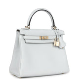 Hermes Kelly Retourne 25 Gris Platine Togo Permabrass Hardware