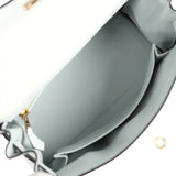 Hermes Kelly Retourne 25 Gris Platine Togo Permabrass Hardware