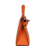 Hermes Kelly Sellier 20 Orange Epsom Electrum Hardware