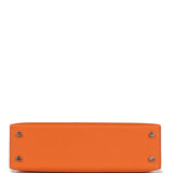 Hermes Kelly Sellier 20 Orange Epsom Electrum Hardware