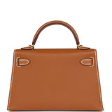 Hermes Kelly Sellier 20 Gold Epsom Gold Hardware